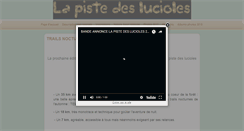 Desktop Screenshot of lapistedeslucioles.com